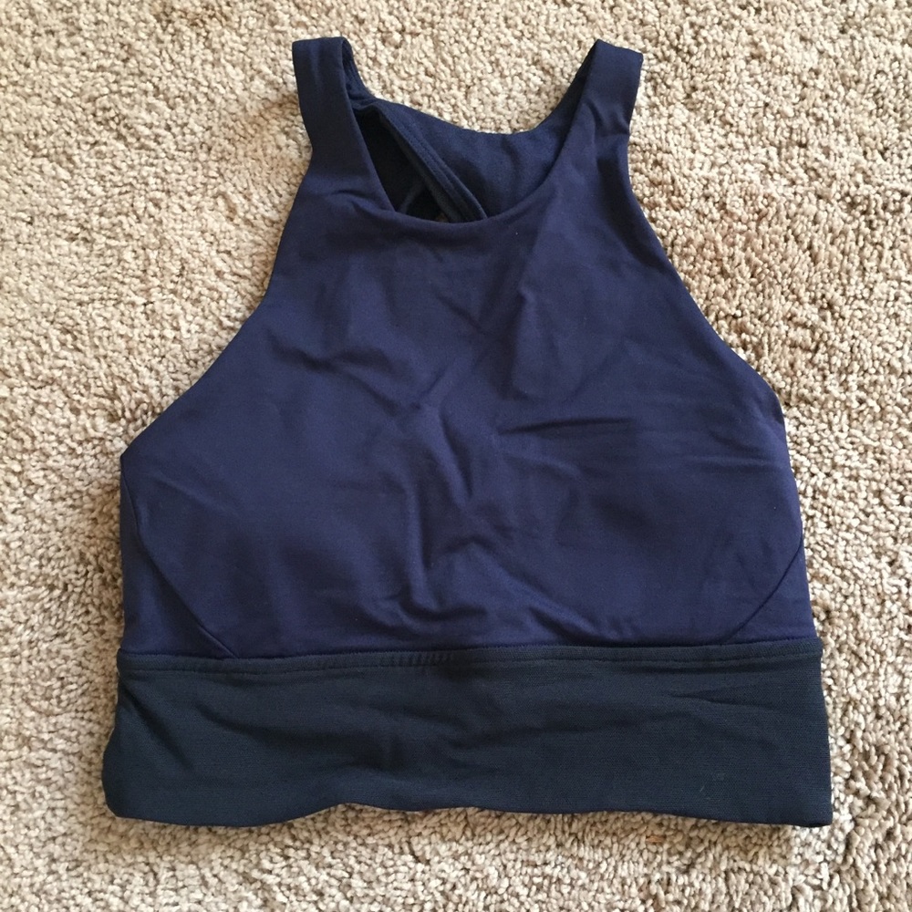 Lululemon high-neck long line bra size 4